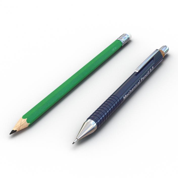 3D Pencils Collection model