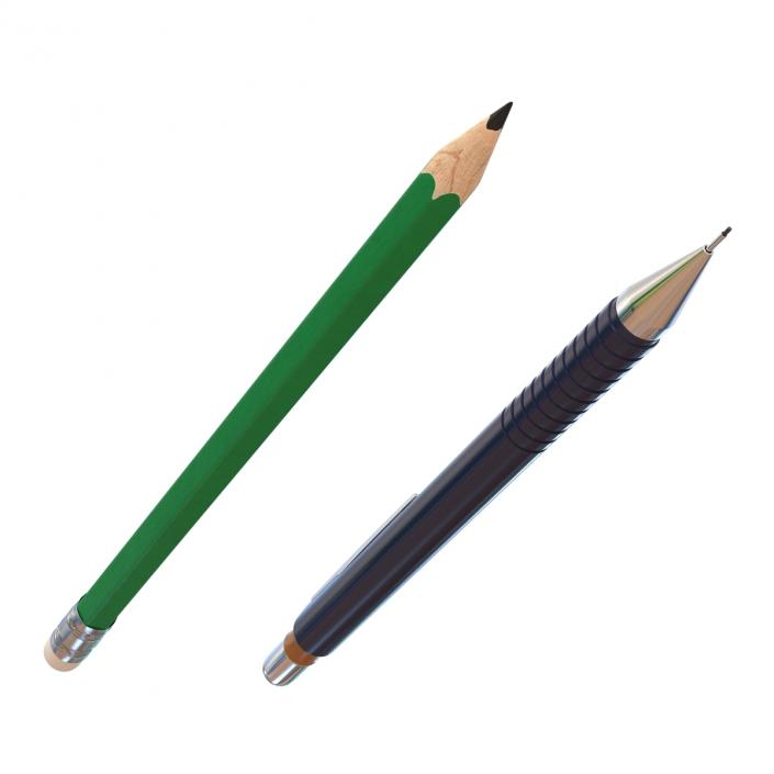 3D Pencils Collection model