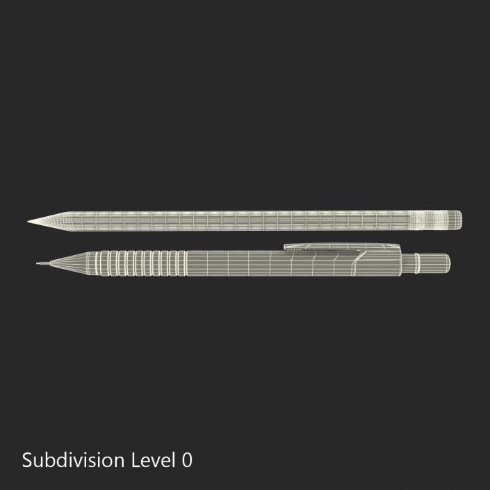 3D Pencils Collection model