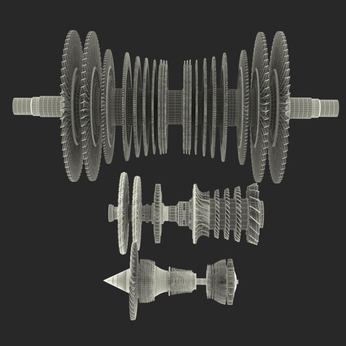 3D Turbines Collection 2