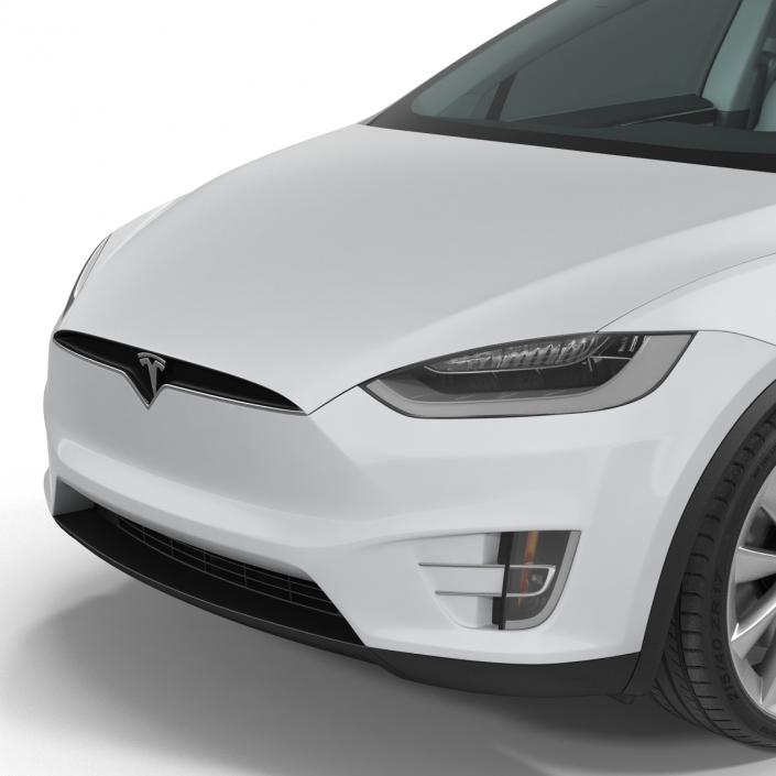 3D model Tesla Model X Rigged