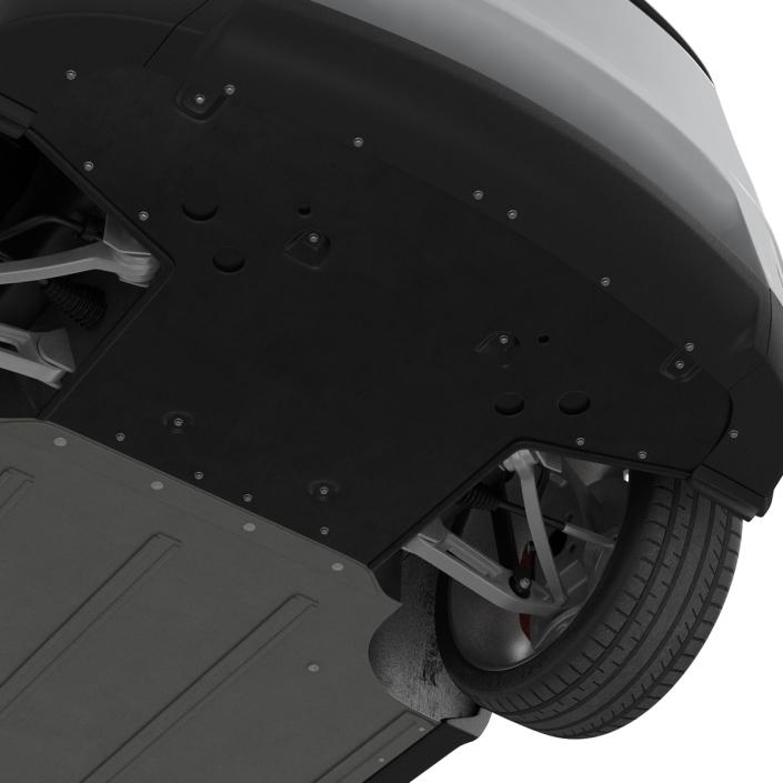 3D model Tesla Model X Rigged