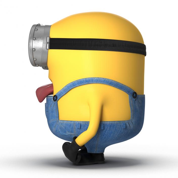 3D Short Two Eyed Minion Pose 2 model