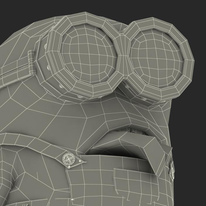 3D Short Two Eyed Minion Pose 2 model