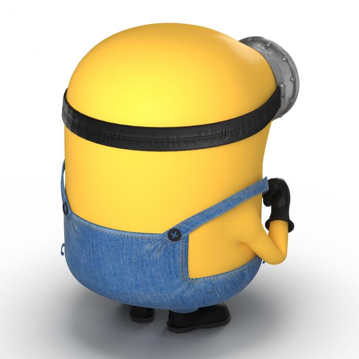 3D Short Two Eyed Minion Pose 3 model