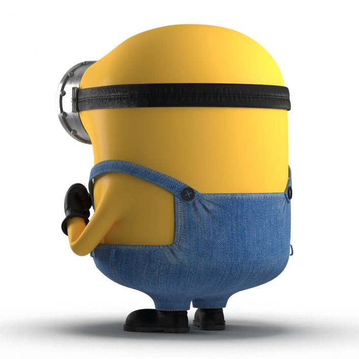 3D Short Two Eyed Minion Pose 3 model