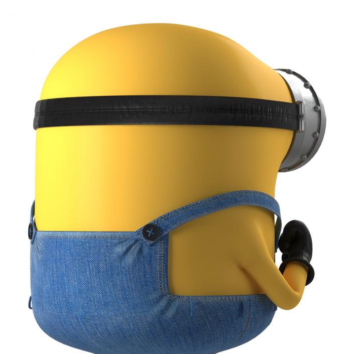 3D Short Two Eyed Minion Pose 3 model