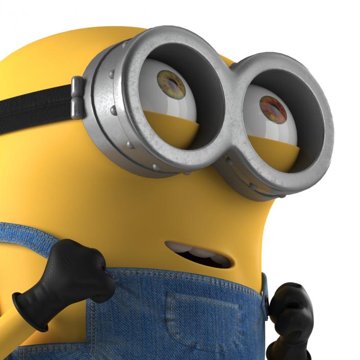 3D Short Two Eyed Minion Pose 3 model