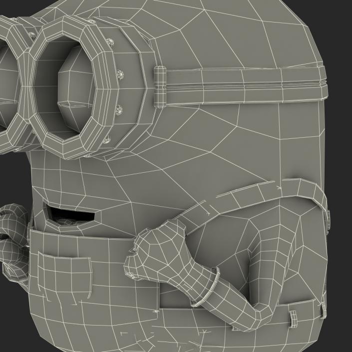 3D Short Two Eyed Minion Pose 3 model