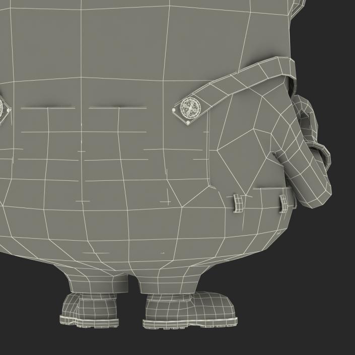 3D Short Two Eyed Minion Pose 3 model