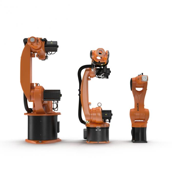 3D Kuka Robots Rigged Collection 7