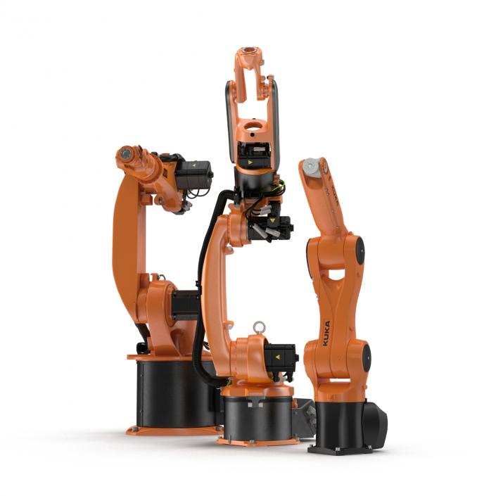 3D Kuka Robots Rigged Collection 7