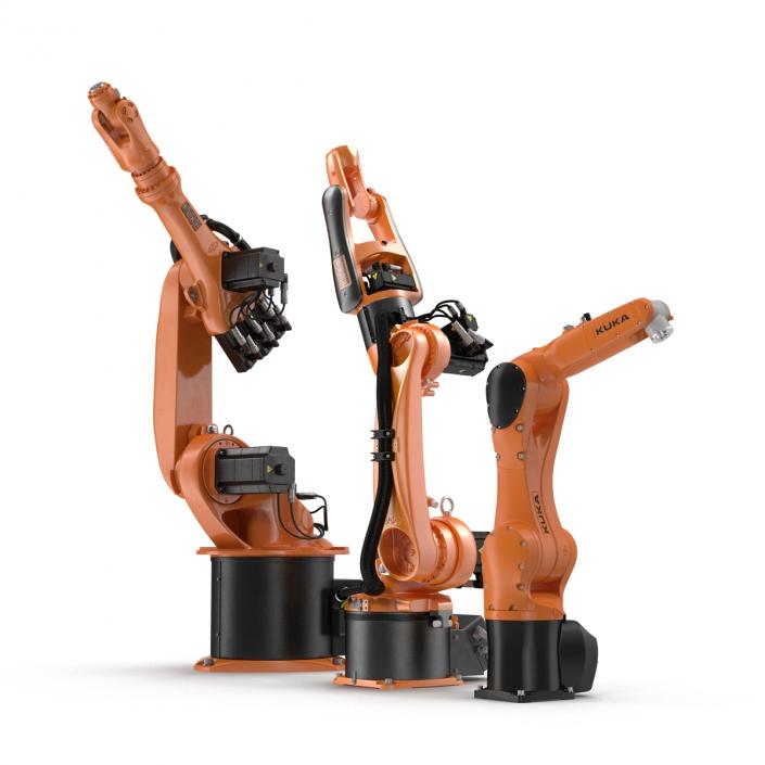 3D Kuka Robots Rigged Collection 7