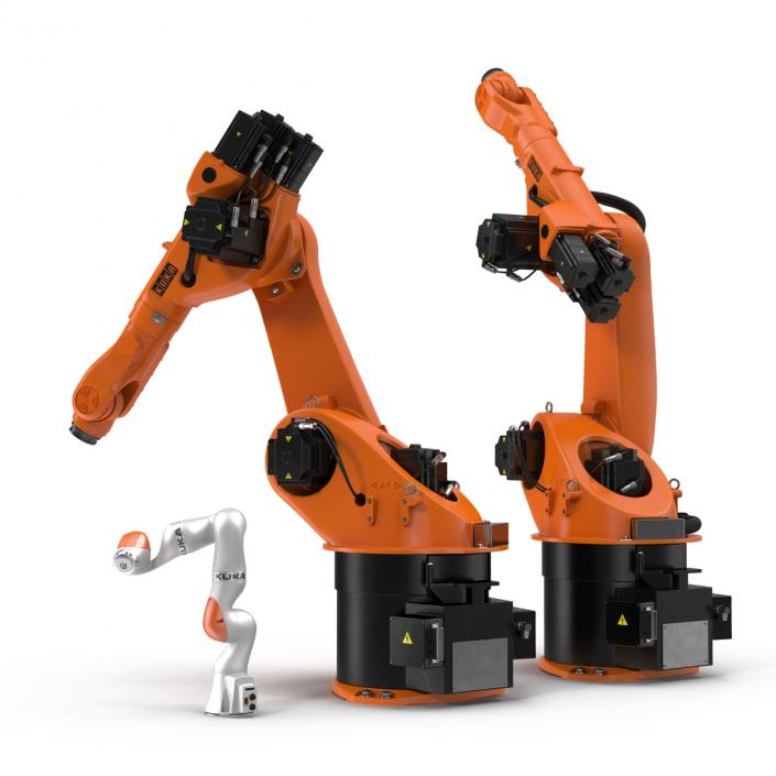 3D Kuka Robots Rigged Collection 7