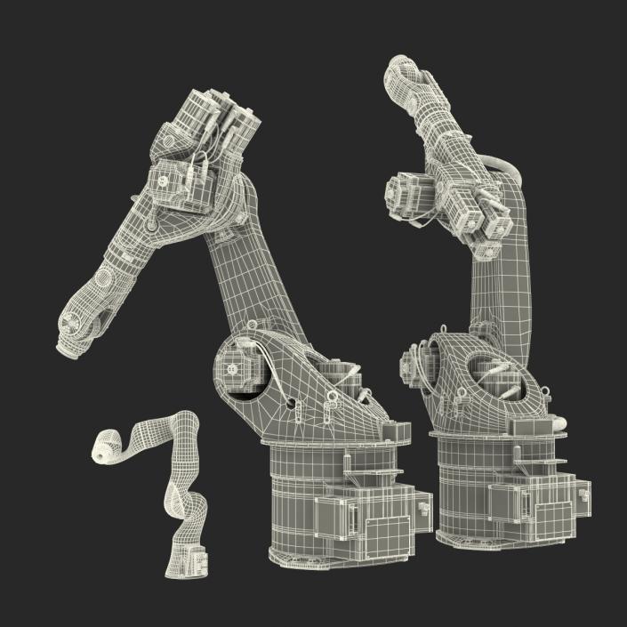 3D Kuka Robots Rigged Collection 7