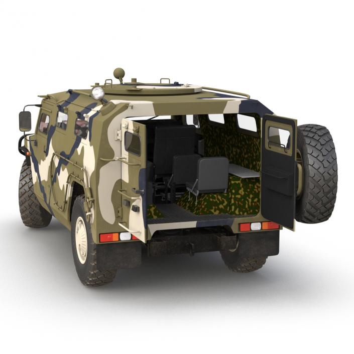 3D Infantry Mobility Vehicle GAZ Tigr M