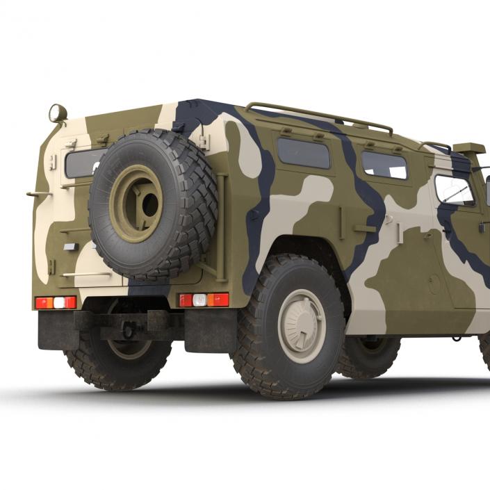 3D Infantry Mobility Vehicle GAZ Tigr M