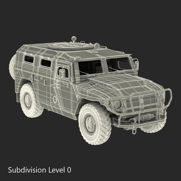 3D Infantry Mobility Vehicle GAZ Tigr M