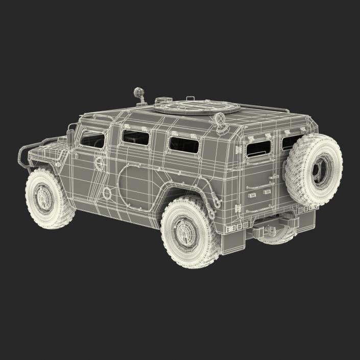 3D Infantry Mobility Vehicle GAZ Tigr M