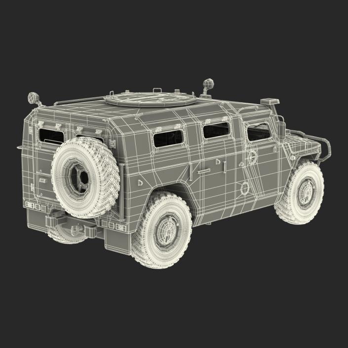 3D Infantry Mobility Vehicle GAZ Tigr M