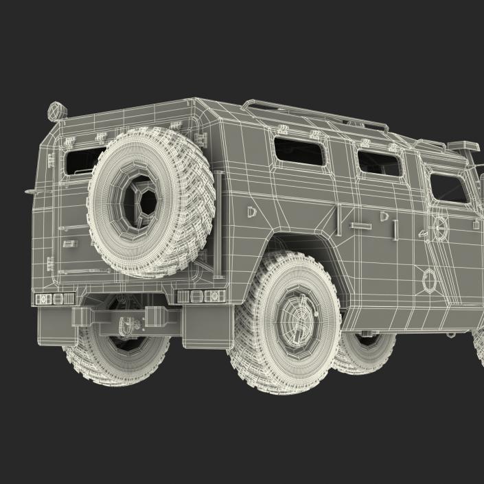 3D Infantry Mobility Vehicle GAZ Tigr M