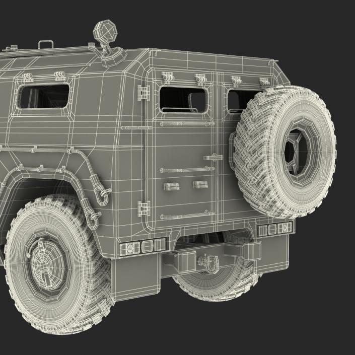 3D Infantry Mobility Vehicle GAZ Tigr M