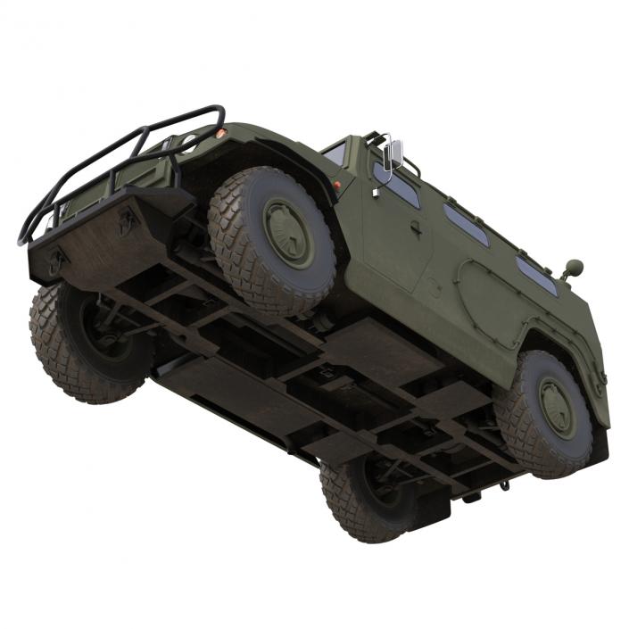 Russian Mobility Vehicle GAZ Tigr M Rigged 3D