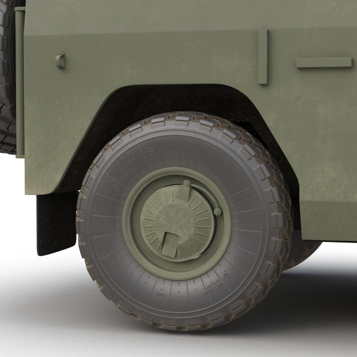 Russian Mobility Vehicle GAZ Tigr M Rigged 3D