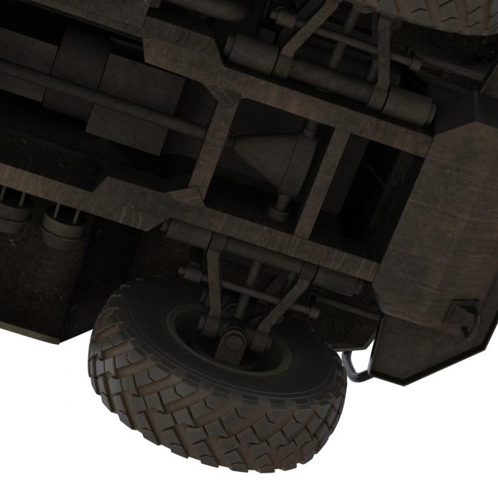 Russian Mobility Vehicle GAZ Tigr M Rigged 3D