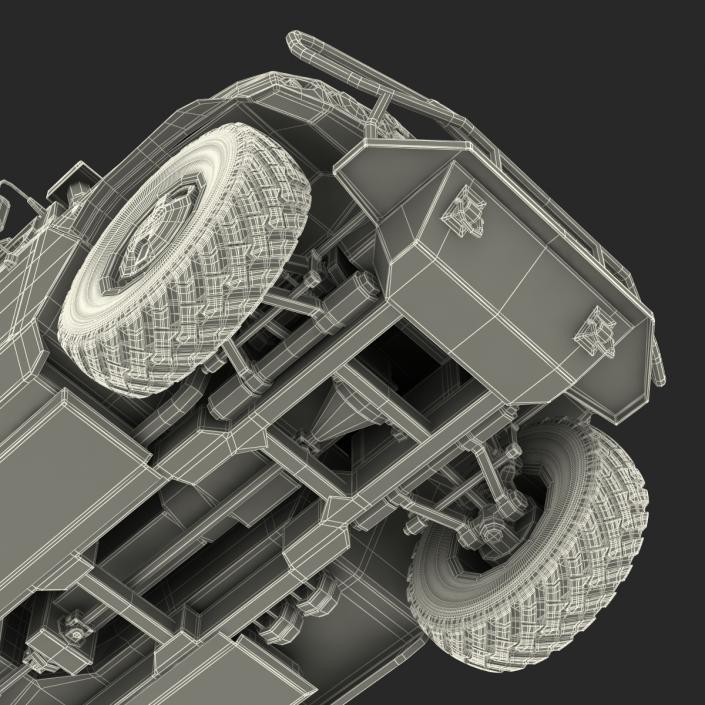 Russian Mobility Vehicle GAZ Tigr M Rigged 3D