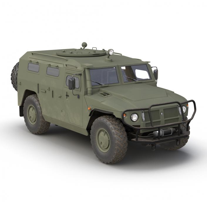 3D model Russian Mobility Vehicle GAZ Tigr M