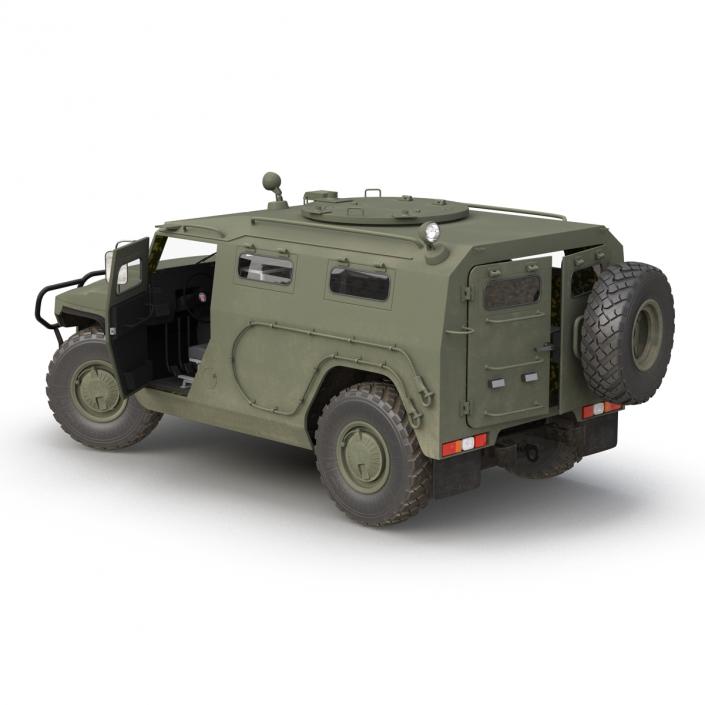 3D model Russian Mobility Vehicle GAZ Tigr M