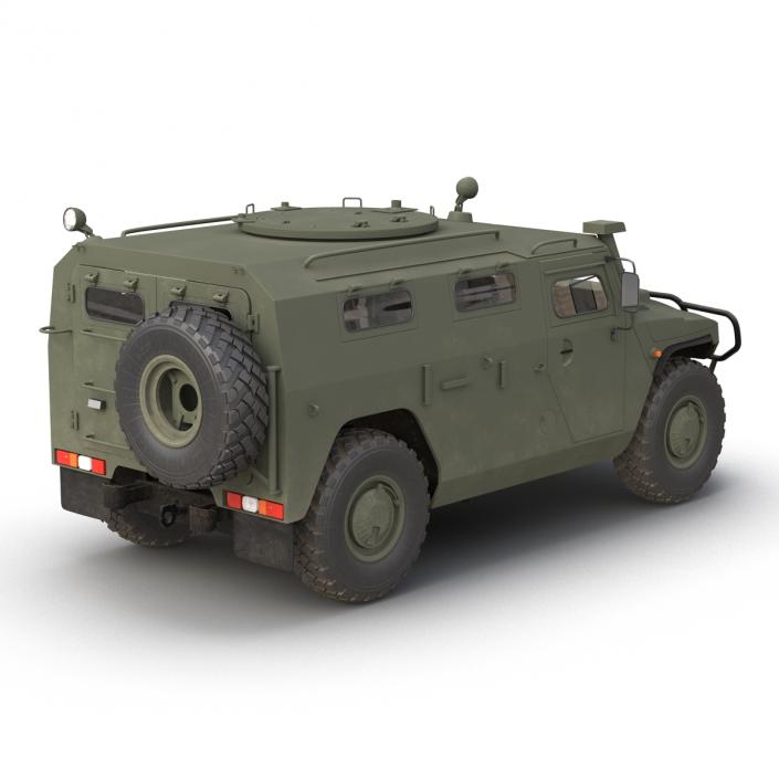 3D model Russian Mobility Vehicle GAZ Tigr M