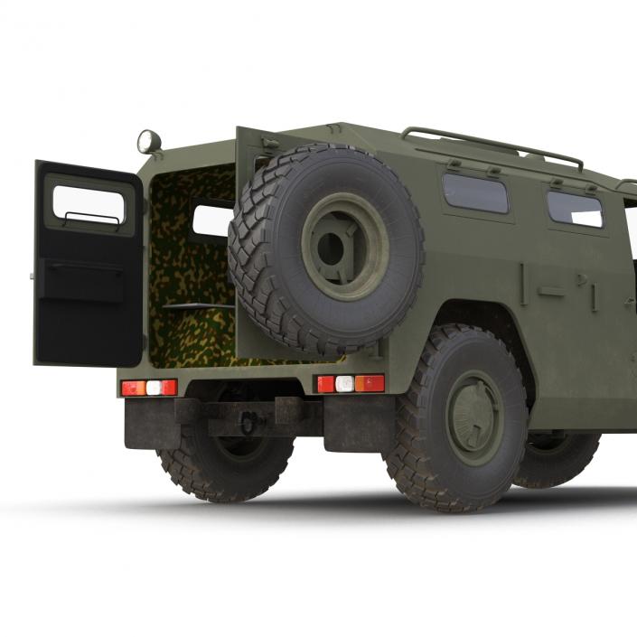 3D model Russian Mobility Vehicle GAZ Tigr M