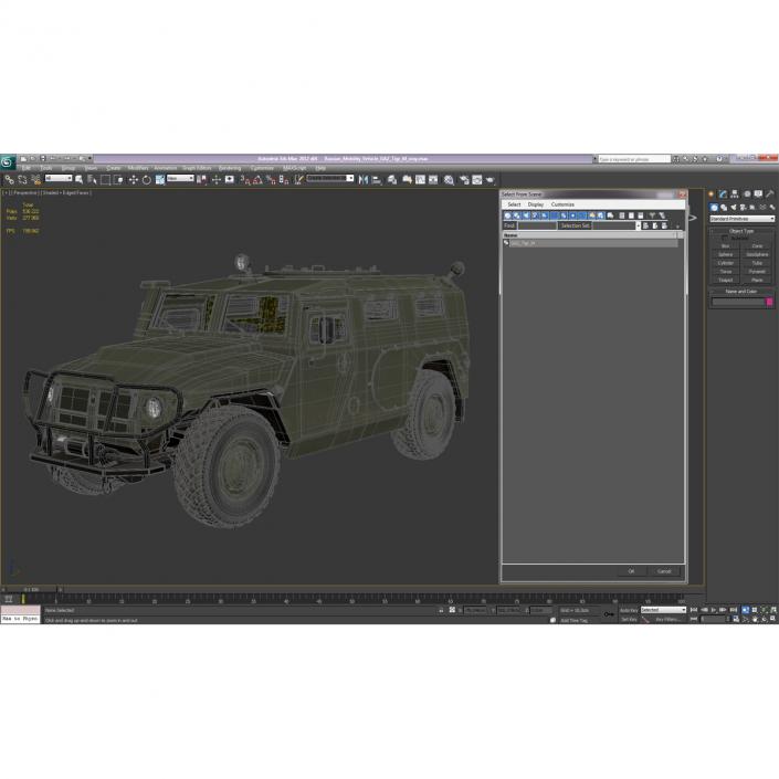 3D model Russian Mobility Vehicle GAZ Tigr M