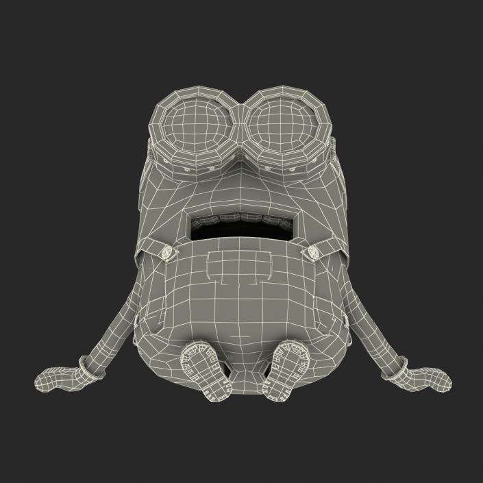 3D Short Two Eyed Minion Pose 4 model