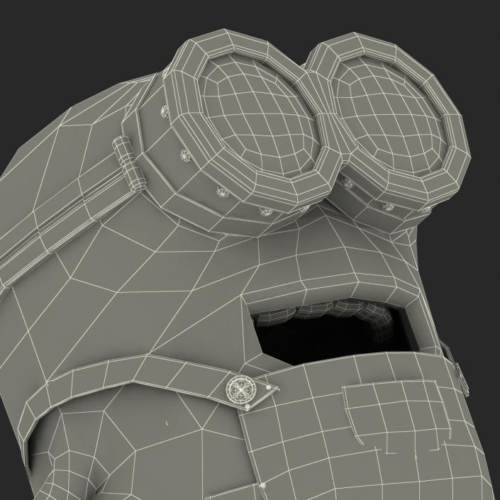 3D Short Two Eyed Minion Pose 4 model