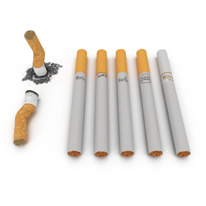 3D Cigarettes Collection 3 model