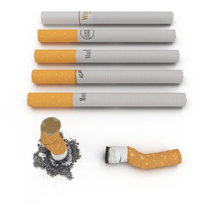 3D Cigarettes Collection 3 model