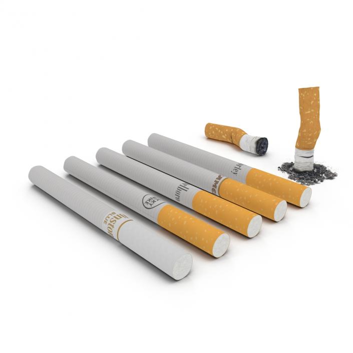 3D Cigarettes Collection 3 model