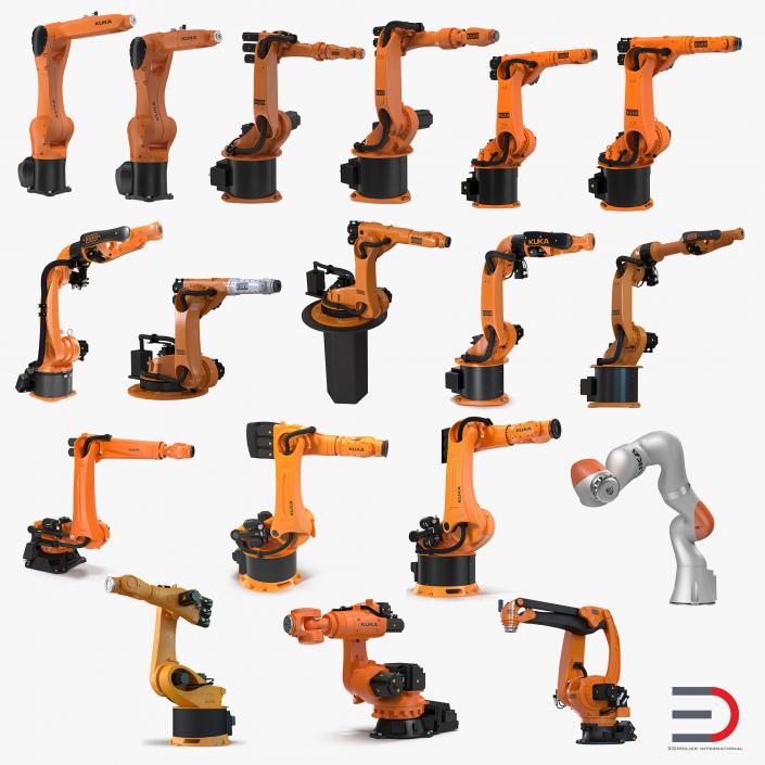 Kuka Robots Collection 7 3D model