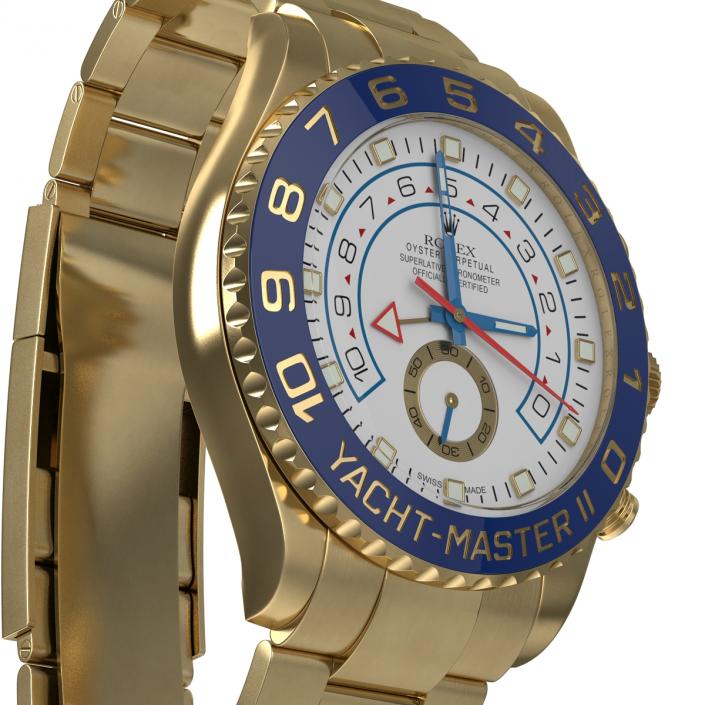 Rolex Yachtmaster II Yellow Gold 3D