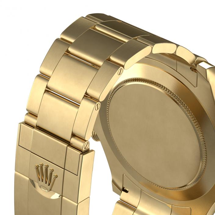 Rolex Yachtmaster II Yellow Gold 3D