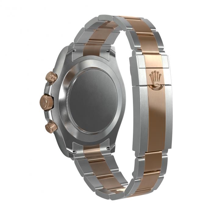 3D model Rolex Yachtmaster II Steel and Gold