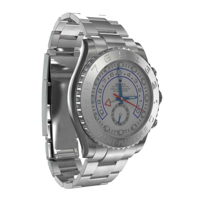 3D Rolex Yachtmaster II Oyster Platinum