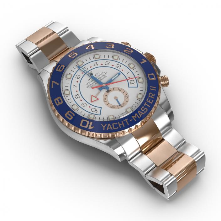 Rolex Yachtmaster II Oyster Steel and Gold 3D