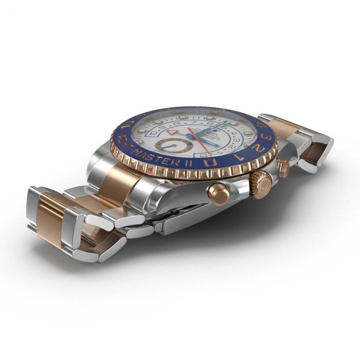 Rolex Yachtmaster II Oyster Steel and Gold 3D