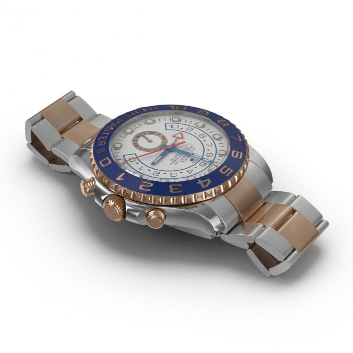 Rolex Yachtmaster II Oyster Steel and Gold 3D