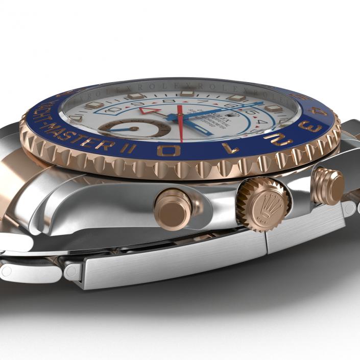 Rolex Yachtmaster II Oyster Steel and Gold 3D