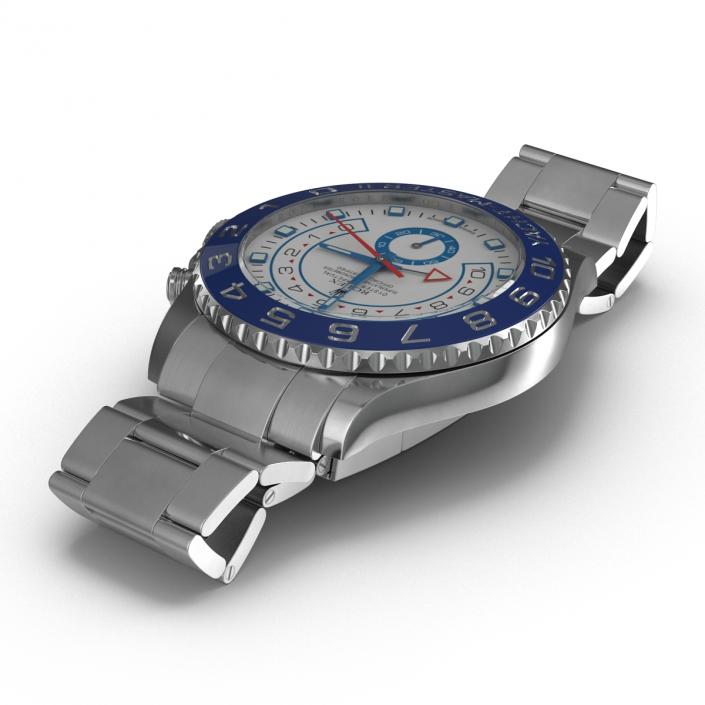 3D Rolex Yachtmaster II Oyster Steel model